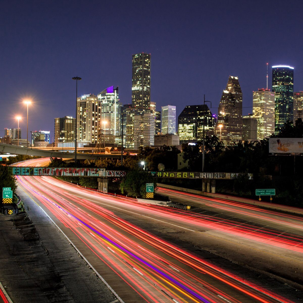 Houston Downtown Night
